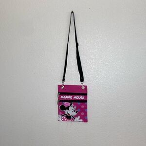 DISNEY Minnie Mouse Crossbody Bag with Removable Strap NWOT